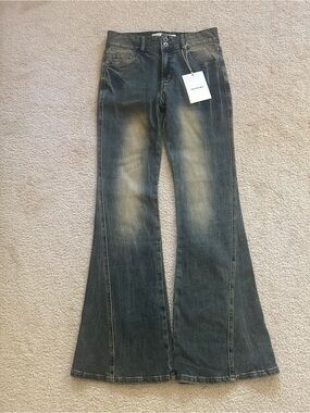 Ann Andelman High EndWomen's Flare Jeans NWT Size28 Y2K